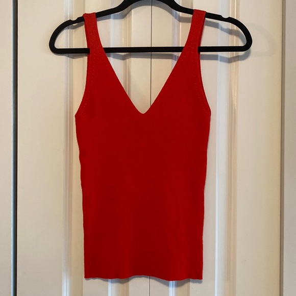 Red Mandi knit top - Picture 3 of 6